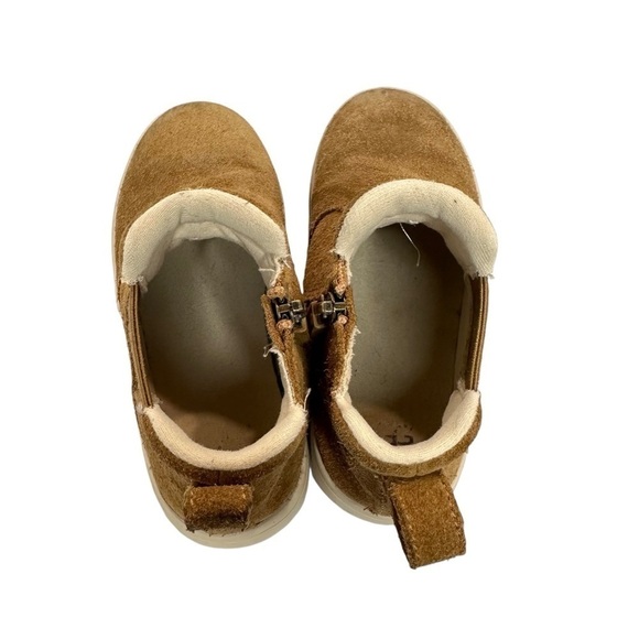 Ugg Kids Hamden II Suede Boots Side Zip Beige Toddler Girls Size 11 - Picture 5 of 15